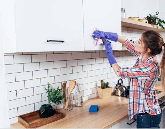 How To Remove Grease From Kitchen Cabinets