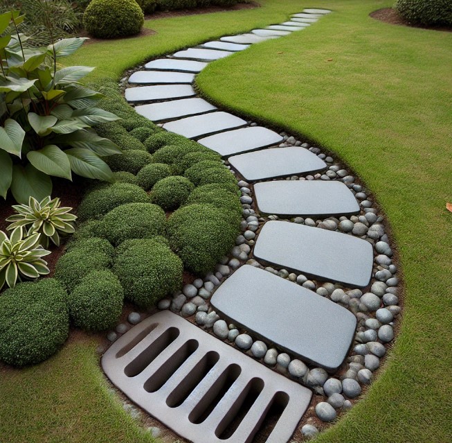 Create a Stepping Stone Path