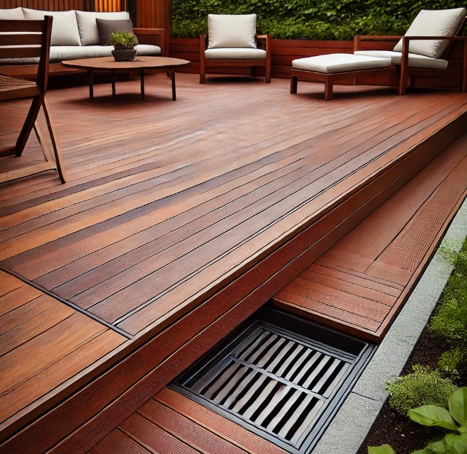 Incorporate Decking or Wooden Panels